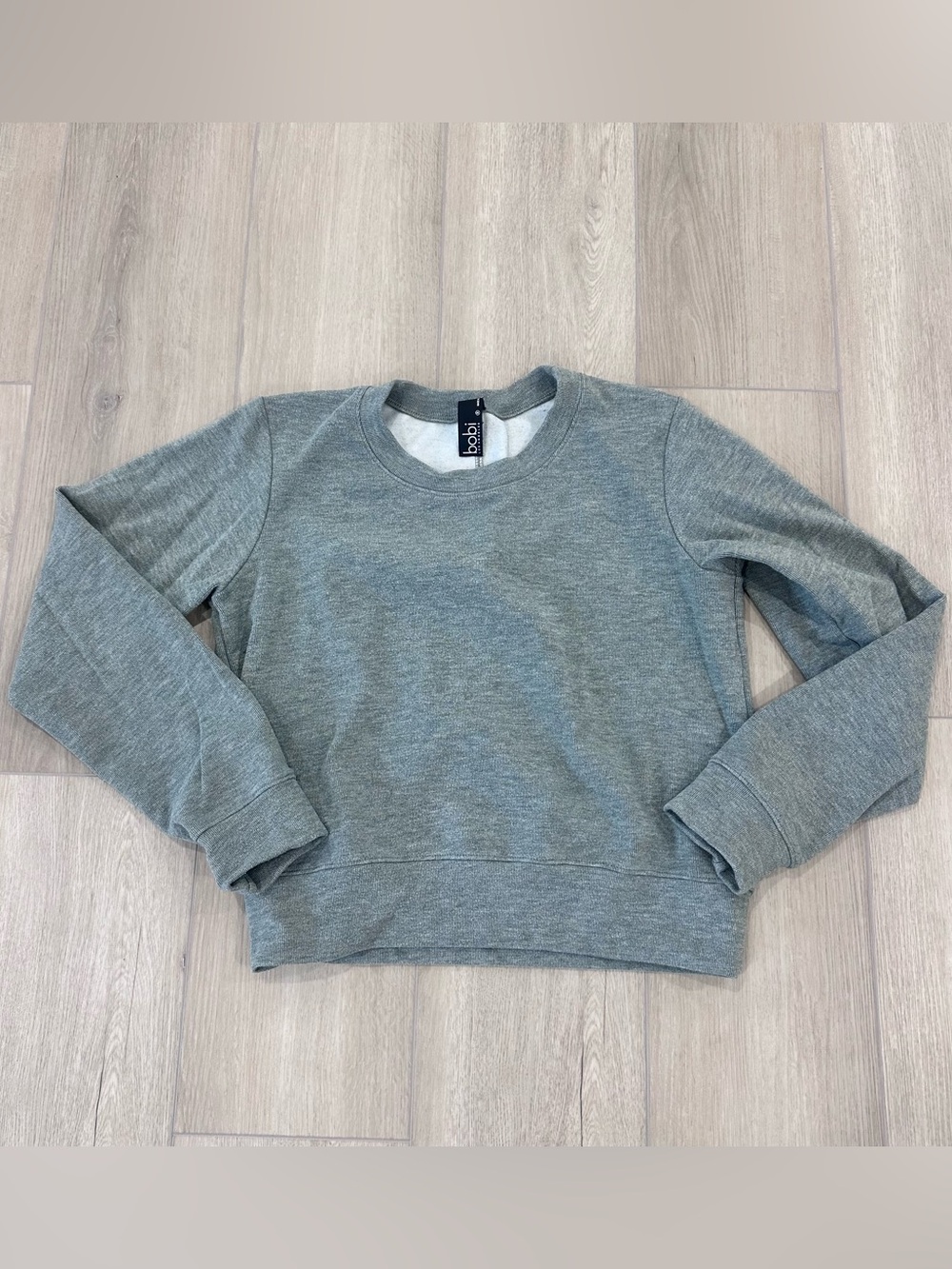 Bobi cropped pullover sweatshirt green small